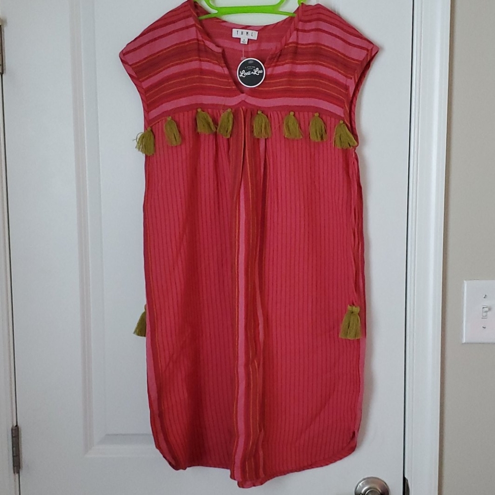 THML tassel dress Boho